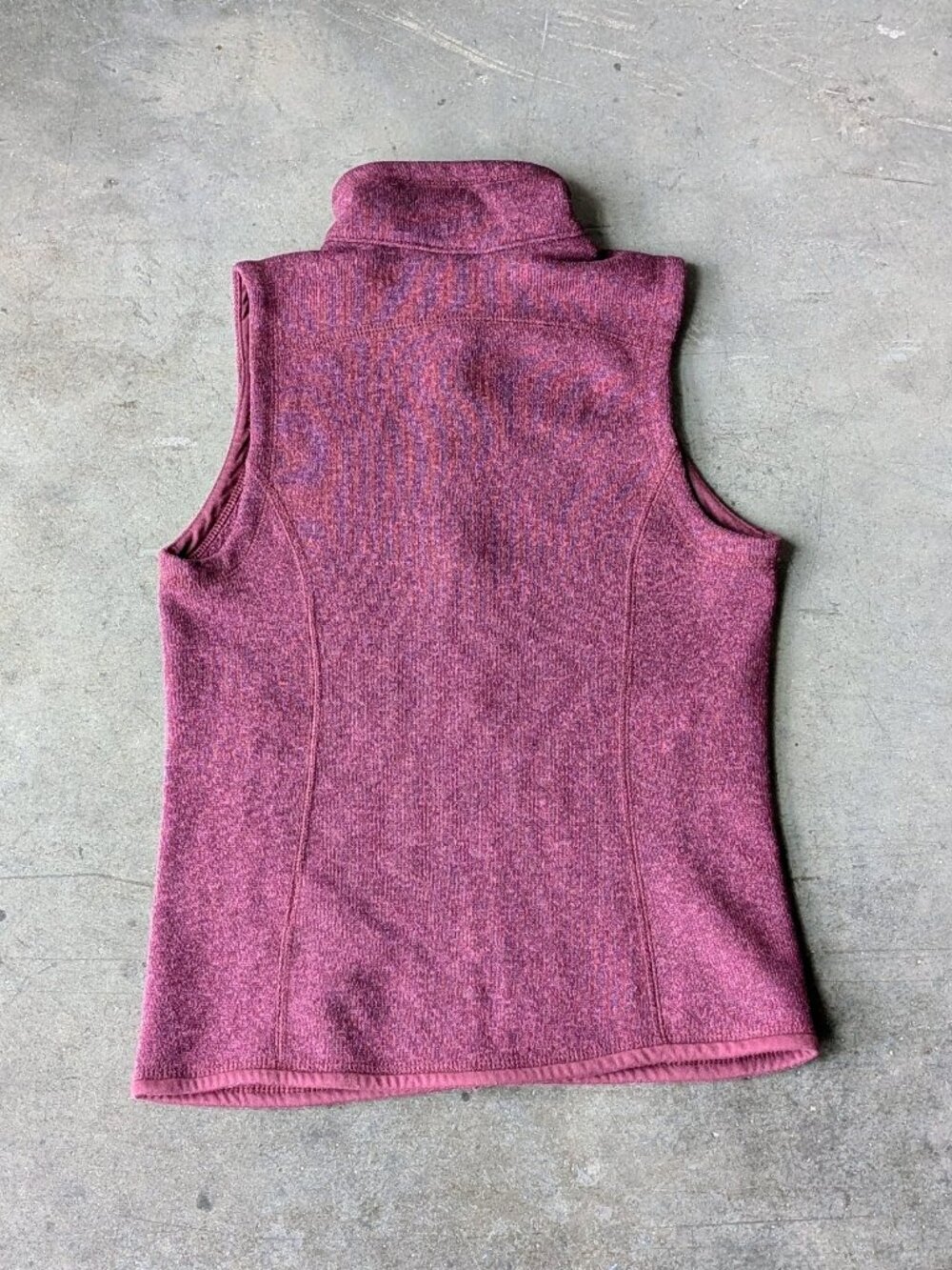 Patagonia Women's Better Sweater Vest Maroon Purple size XS - Picture 6 of 6